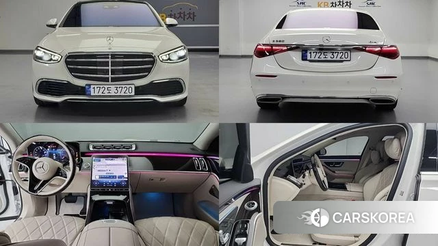 Mercedes-Benz S-Class W223 2021 Белый из Кореи