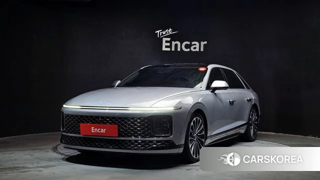 Hyundai Grandeur Hybrid (GN7) 2023 Серебристо-серый из Кореи