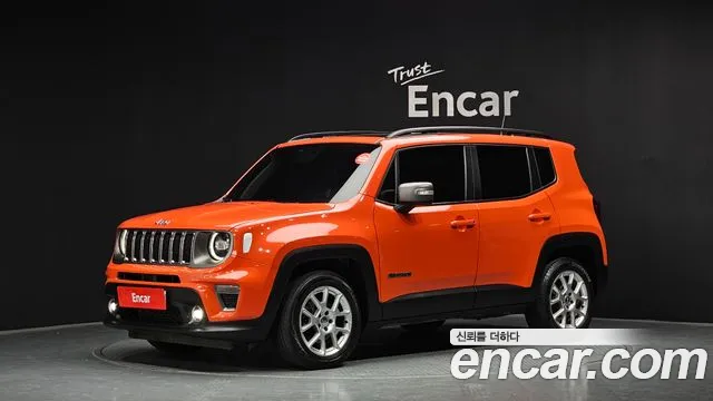 Jeep Renegade 2021 Оранжевый из Кореи