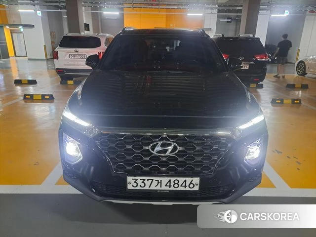 Hyundai Santa Fe TM 2018 Черный из Кореи