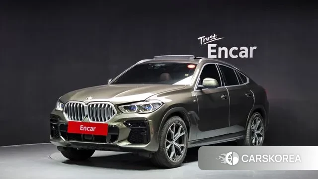 BMW X6 (G06) 2022 Песочный из Кореи