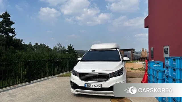 Kia All New Carnival 2018 Белый из Кореи
