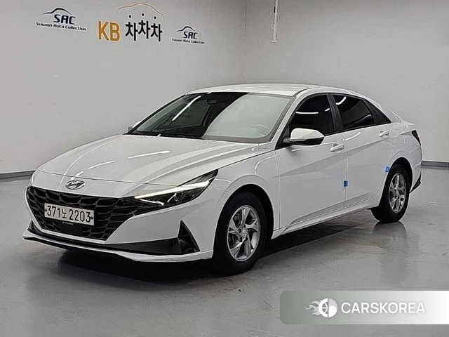 Hyundai Avante (CN7) 2020 Белый из Кореи