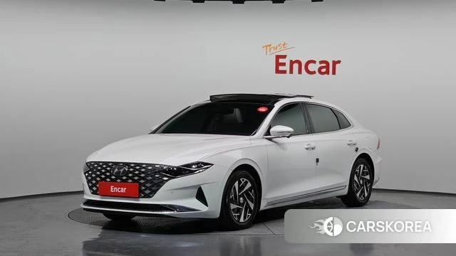 Hyundai The New Grandeur IG Hybrid 2021 Белый из Кореи