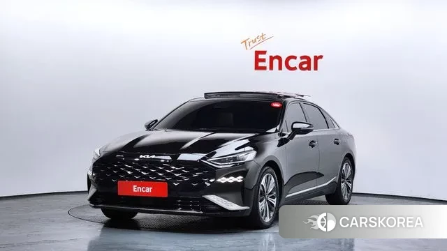 Kia K8 Hybrid 2022 Черный из Кореи