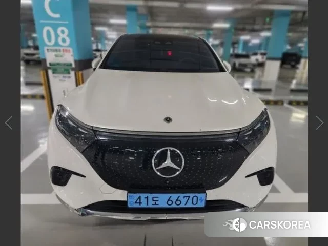 Mercedes-Benz EQS SUV X296 2023 Белый из Кореи