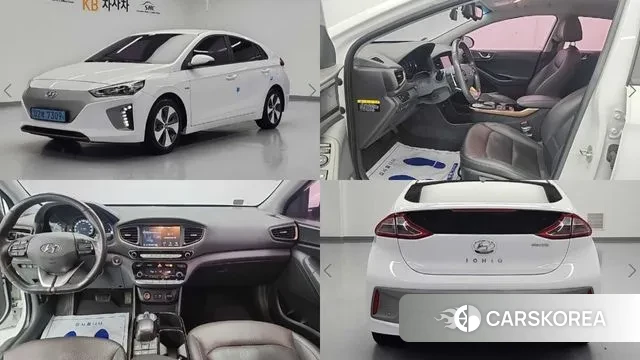 Hyundai Ionic Electric 2018 Белый из Кореи
