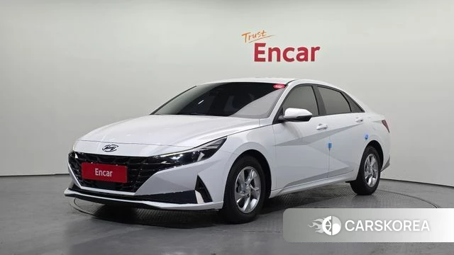 Hyundai Avante (CN7) 2020 Белый из Кореи