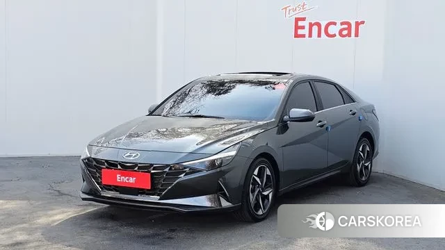 Hyundai Avante (CN7) 2022 Серый из Кореи