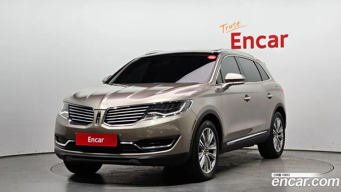 Lincoln MKX 2nd Generation 2018 Золотой из Кореи