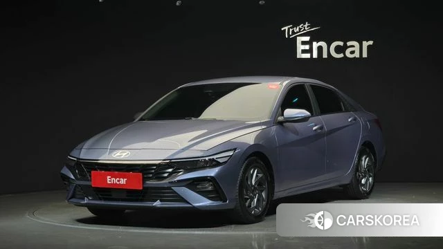 Hyundai The New Avante (CN7) 2023 Светло-серебряный цвет из Кореи