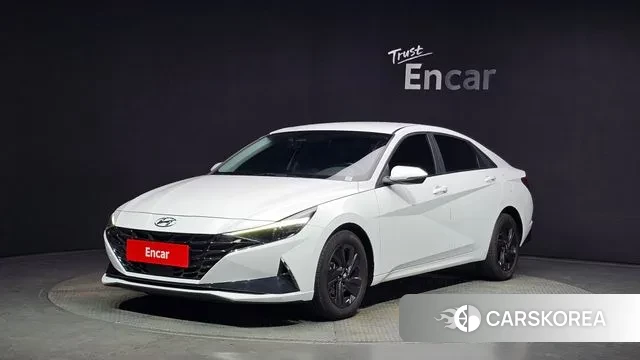 Hyundai Avante (CN7) 2022 Белый из Кореи