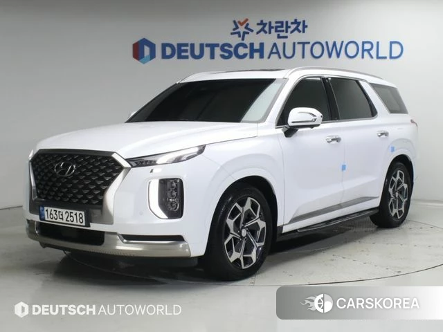 Hyundai Palisade 2022 Белый из Кореи