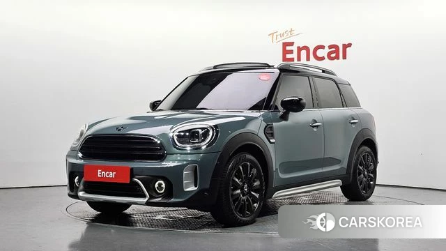 Mini Cooper Countryman 2023 Небесно-голубой из Кореи