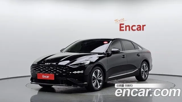 Kia K8 Hybrid 2021 Черный из Кореи