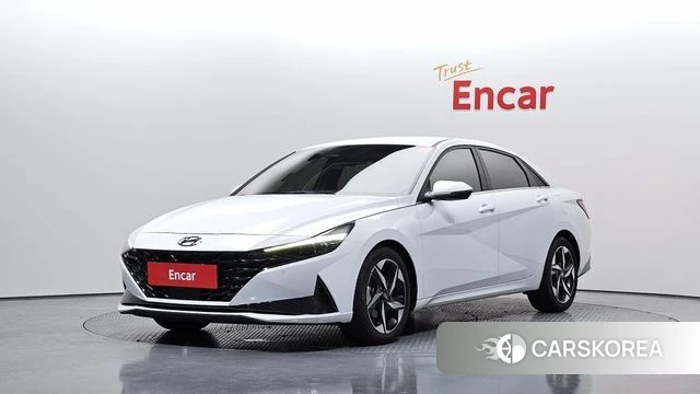 Hyundai Avante (CN7) 2021 Белый из Кореи