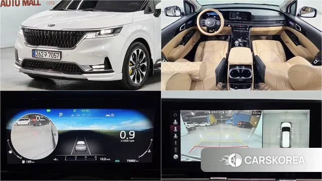 Kia Carnival 4th generation 2020 Белый из Кореи