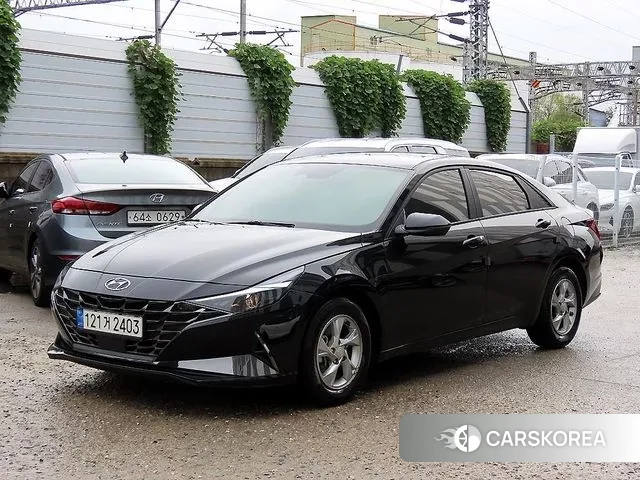 Hyundai Avante (CN7) 2022 Черный из Кореи