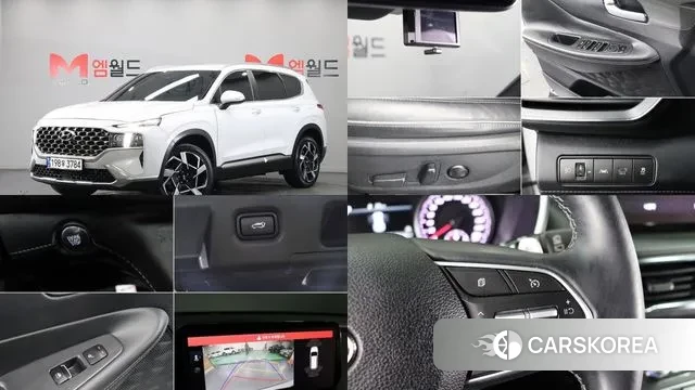 Hyundai The New Santa Fe 2023 Белый из Кореи