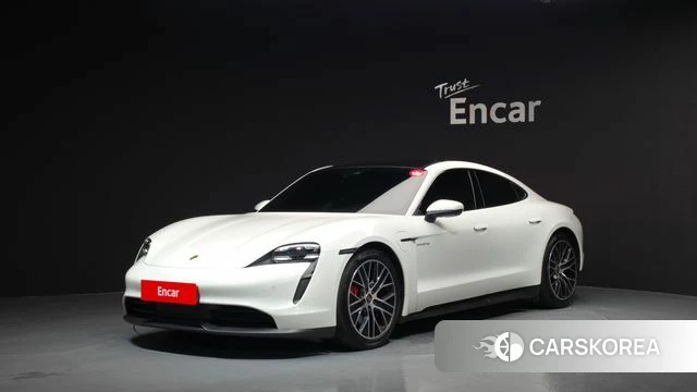 Porsche Taycan 2021 Белый из Кореи