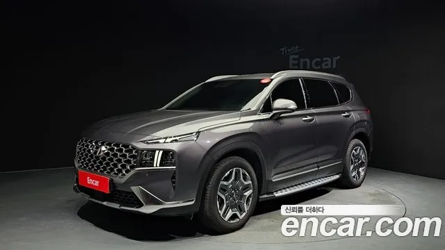 Hyundai The New Santa Fe 2023 Серый из Кореи