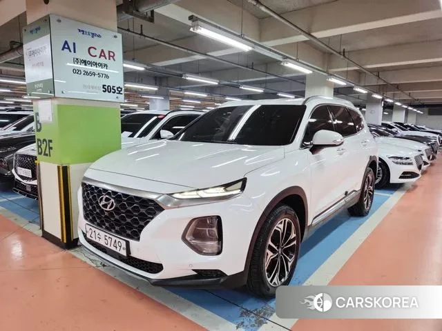 Hyundai Santa Fe TM 2019 Белый из Кореи