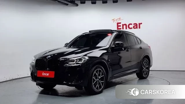 BMW X4 (G02) 2023 Черный из Кореи