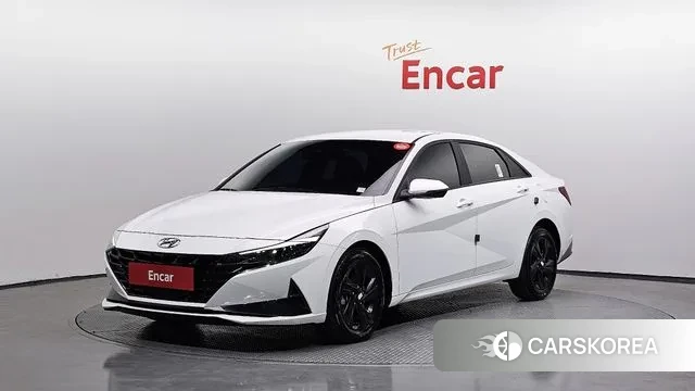 Hyundai Avante (CN7) 2022 Белый из Кореи