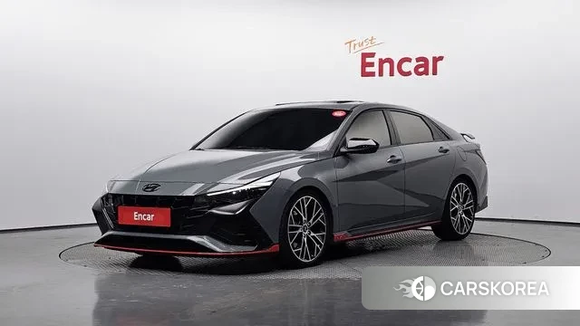 Hyundai Avante (CN7) 2022 Серый из Кореи