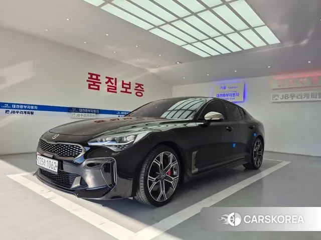 Kia Stinger 2018 Черный из Кореи