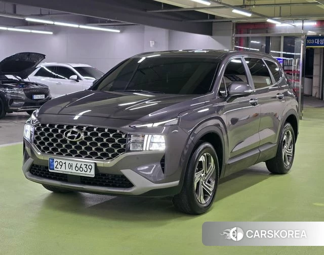 Hyundai The New Santa Fe 2022 Серый из Кореи