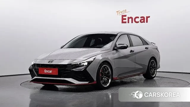 Hyundai Avante (CN7) 2021 Серебристо-серый из Кореи