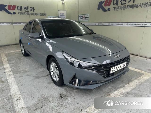 Hyundai Avante (CN7) 2022 Серый из Кореи