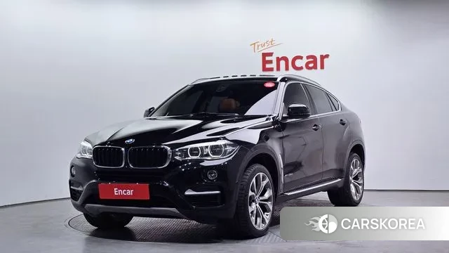 BMW X6 (F16) 2018 Черный из Кореи