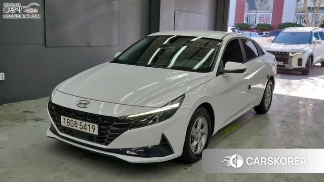Hyundai Avante (CN7) 2020 Белый из Кореи