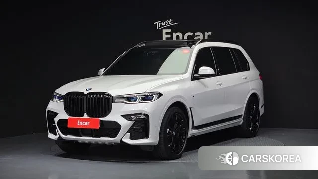 BMW X7 (G07) 2021 Белый из Кореи