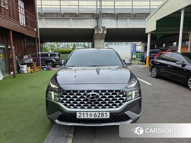 Hyundai The New Santa Fe 2021 Серый из Кореи