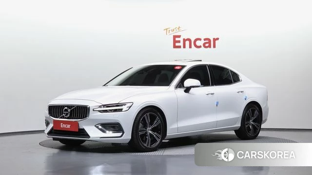 Volvo S60 3rd generation 2021 Белый из Кореи