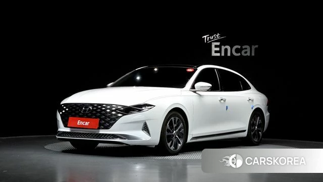 Hyundai The New Grandeur IG Hybrid 2021 Белый из Кореи