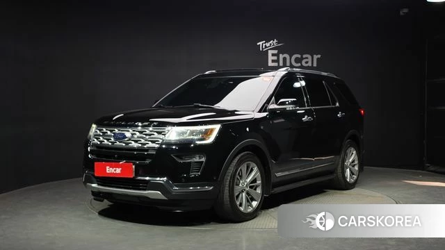 Ford Explorer 2018 Черный из Кореи