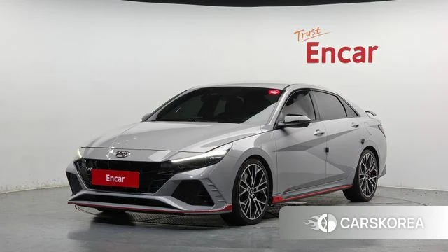 Hyundai Avante (CN7) 2022 Серебристо-серый из Кореи