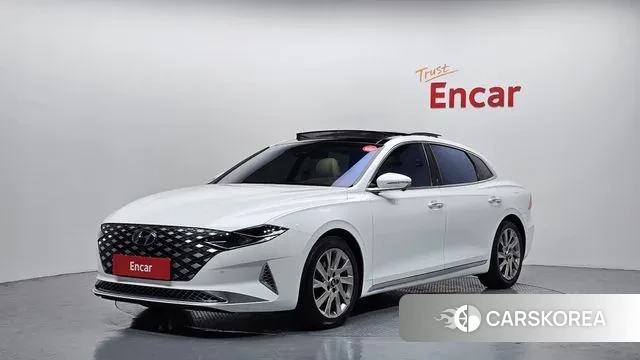 Hyundai The New Grandeur IG Hybrid 2021 Белый из Кореи