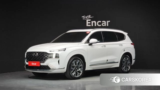 Hyundai The New Santa Fe 2023 Белый из Кореи