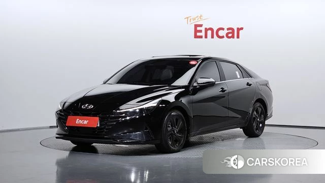 Hyundai Avante (CN7) 2021 Черный из Кореи