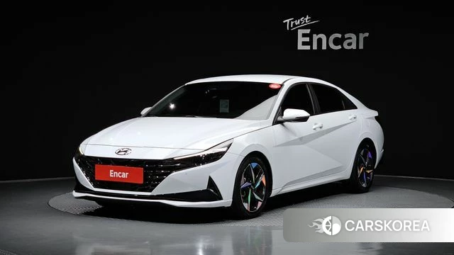 Hyundai Avante (CN7) 2020 Белый из Кореи