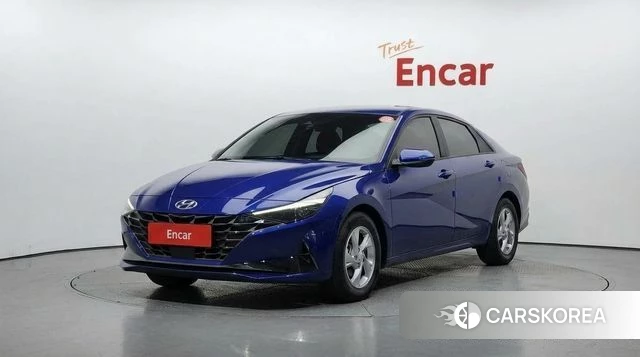 Hyundai Avante (CN7) 2020 Синий из Кореи