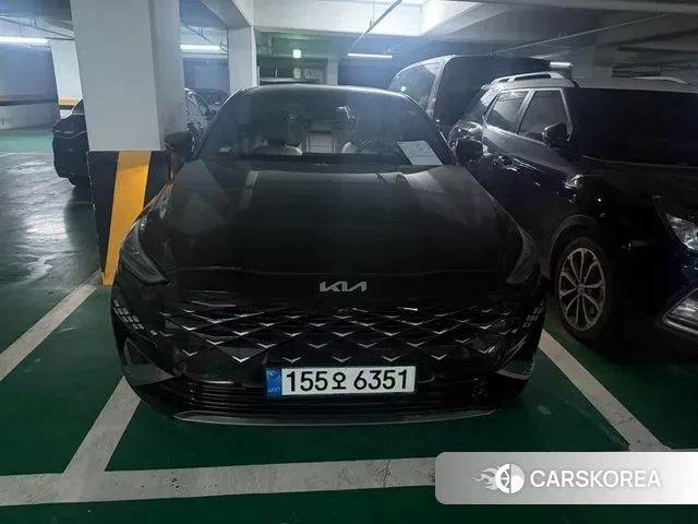 Kia K8 Hybrid 2022 Черный из Кореи