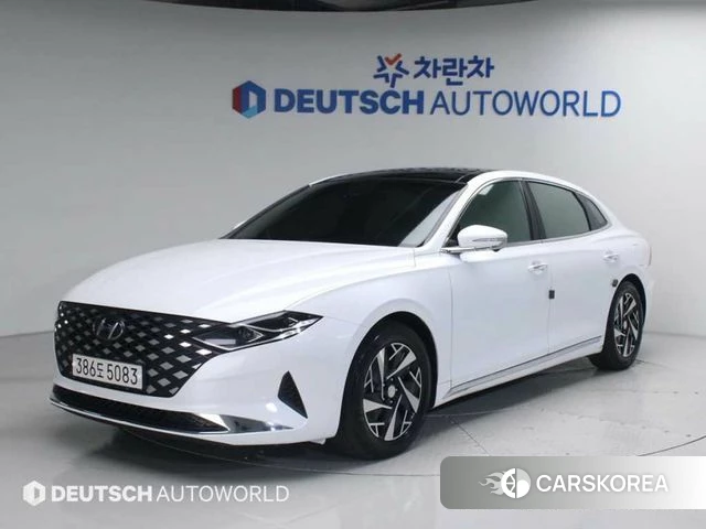 Hyundai The New Grandeur IG Hybrid 2021 Белый из Кореи