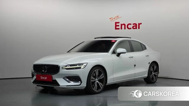Volvo S60 3rd generation 2021 Белый из Кореи