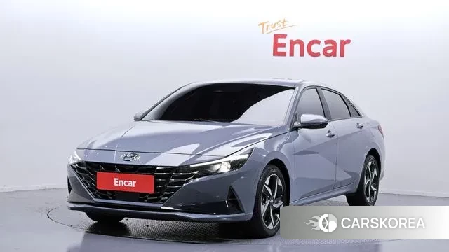Hyundai Avante (CN7) 2020 Светло-серебряный цвет из Кореи
